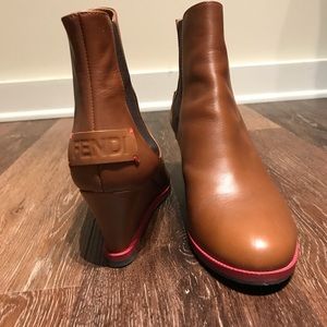Fendi Wedge Bootie